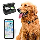 PetFon Pet GPS Tracker, No Monthly Fee, Real-Time Tracking Collar Device, APP Control For Dogs And Pets Activity Monitor