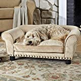 Enchanted Home Pet Dreamcatcher Dog Sofa, 32.5 by 21 by 12-Inch, Caramel