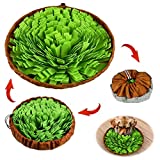 Stellaire Chern Pet Snuffle Mat for Dogs Nosework Feeding Mat, Encourages Natural Foraging Skills for Small Large Pets, Dog Treat Dispenser